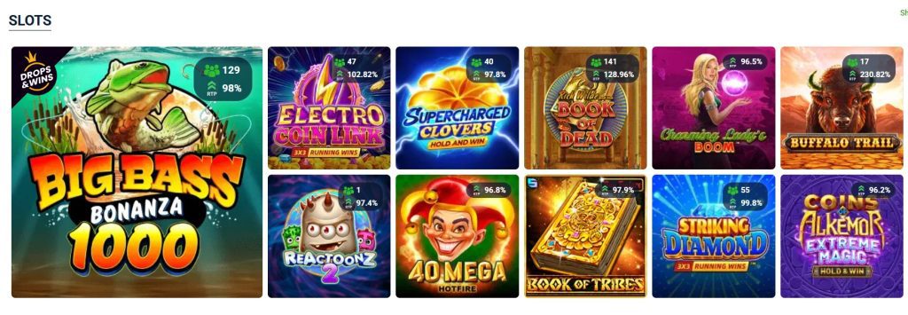 20BET Casino slots