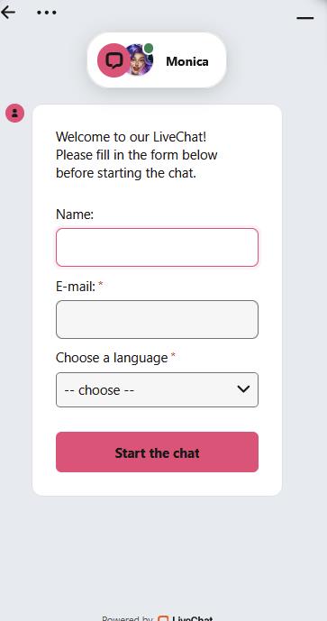 Live Chat Support