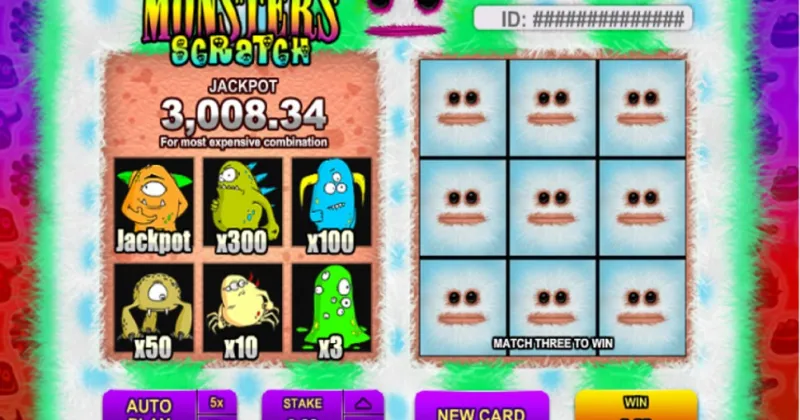 Monsters scratch slots online