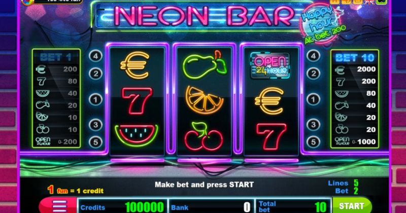 Neon Bar slots online