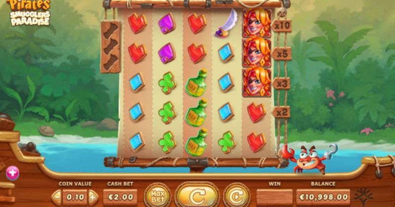 Pirates Smugglers Paradise slots online