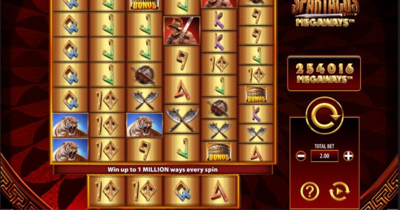 Spartacus Megaways slots online