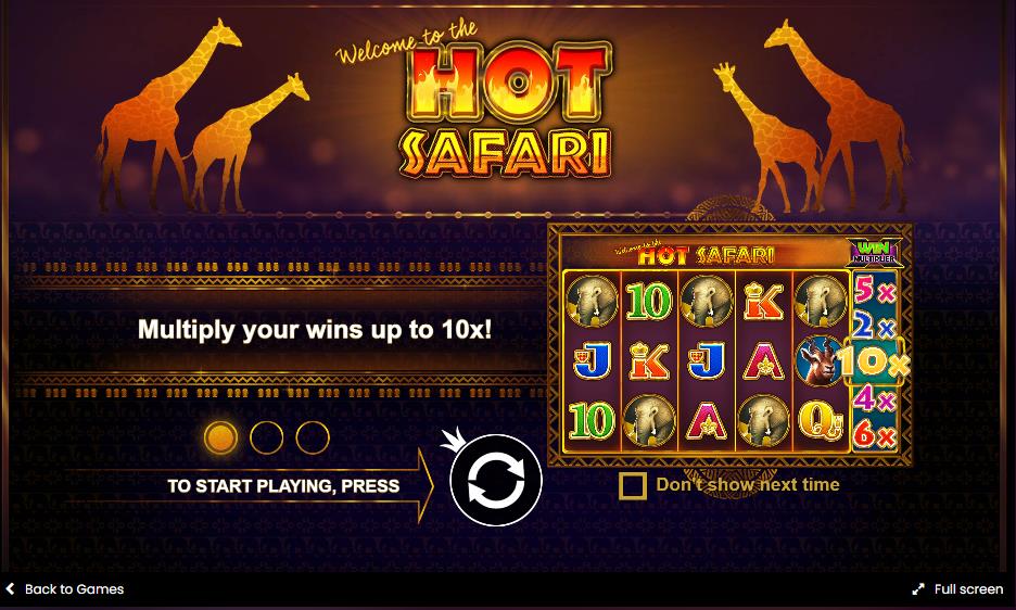 Hot Safari Slot Online