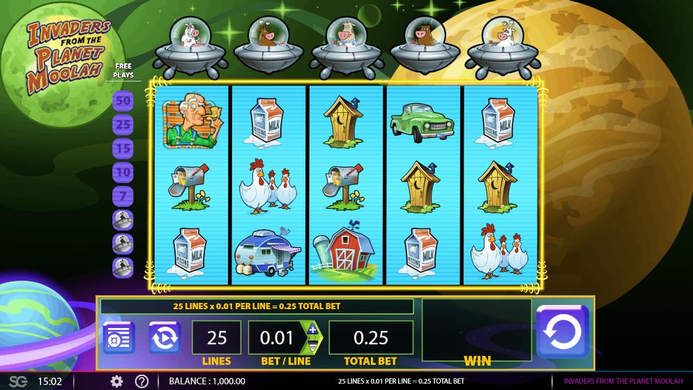 Invaders Planet Moolah Slot Online Casino