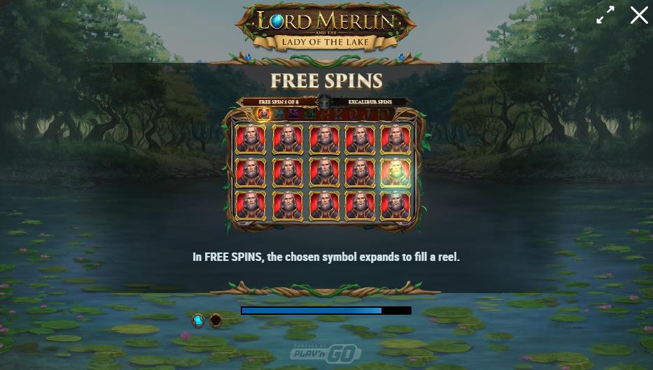 Lord Merlin and the Lady of the Lake Slot Online Casino