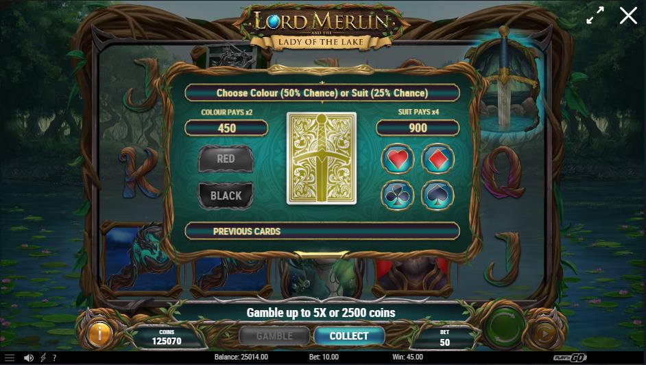 Lord Merlin and the Lady of the Lake Slot