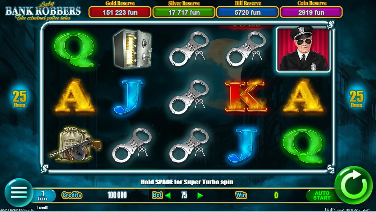 Lucky Bank Robbers Slot Online Casino