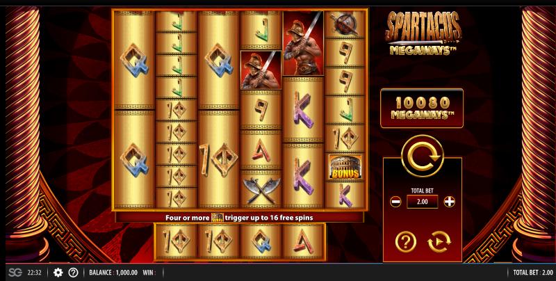 Spartacus Megaways Slot Online