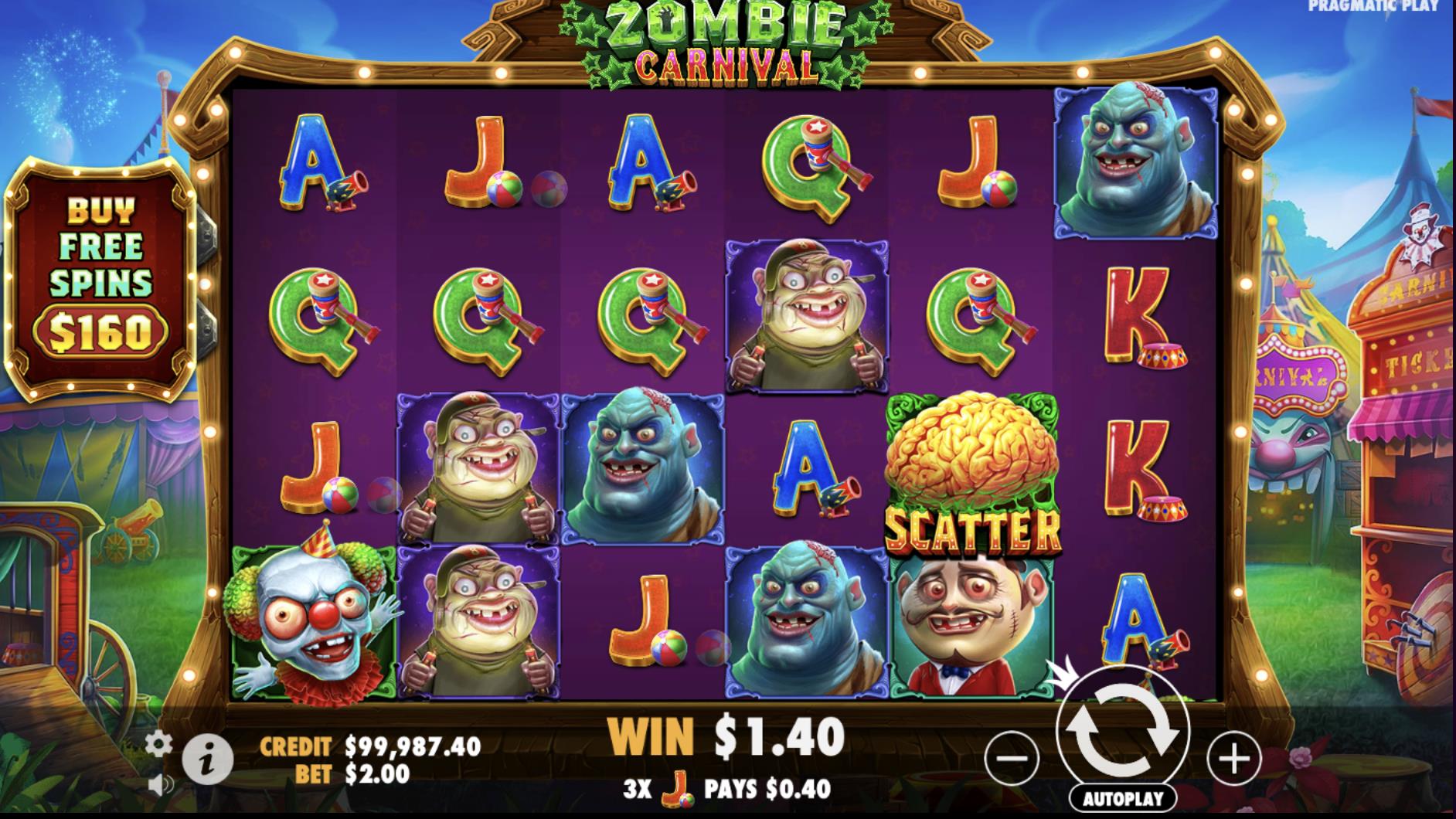 Zombie Carnival Slot